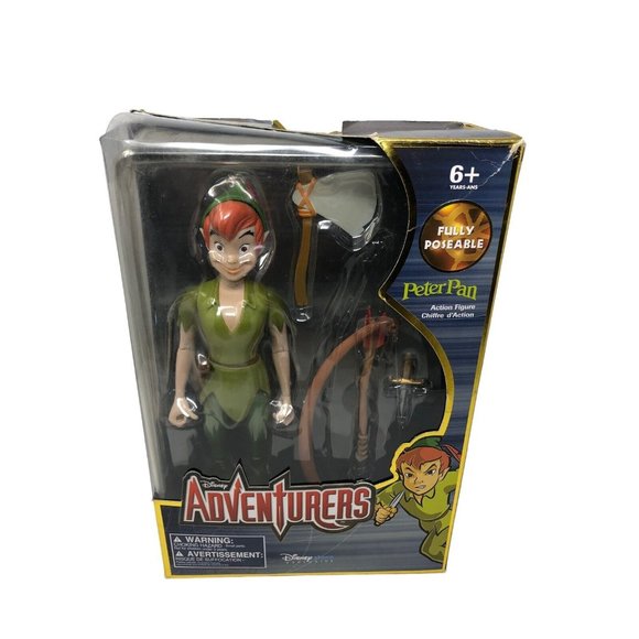 Disney Other - PETER PAN Disney Store Adventurers Fully Poseable 1999 12” Action Figure Vintage